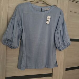Nwt  loft balloon sleeve blouse